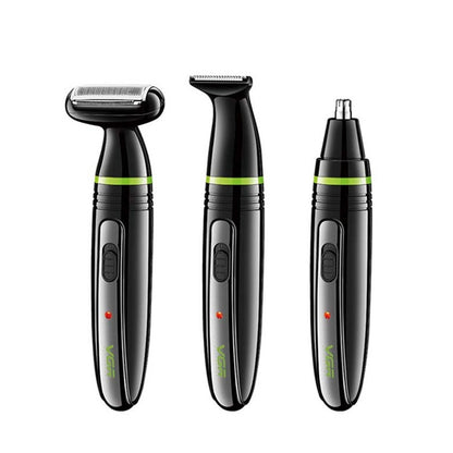 VGR V-016 5W 3 in 1 Men Grooming Suit, Plug Type: EU Plug - Hair Trimmer by VGR | Online Shopping UK | buy2fix