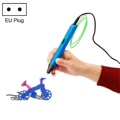 RP800A Childrens Educational Toys 3D Printing Pen, Plug Type:EU Plug(Blue) - Consumer Electronics by buy2fix | Online Shopping UK | buy2fix