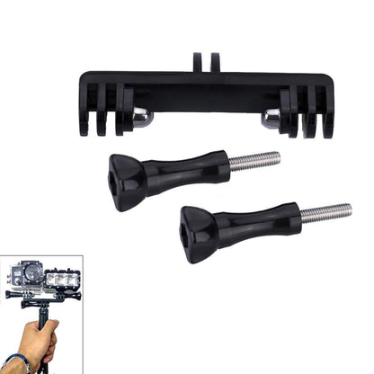 Double Bracket with Screw Mount Adapter for GoPro Hero11 Black / HERO10 Black /9 Black /8 Black /7 /6 /5 /5 Session /4 Session /4 /3+ /3 /2 /1, DJI Osmo Action and Other Action Cameras - DJI & GoPro Accessories by buy2fix | Online Shopping UK | buy2fix