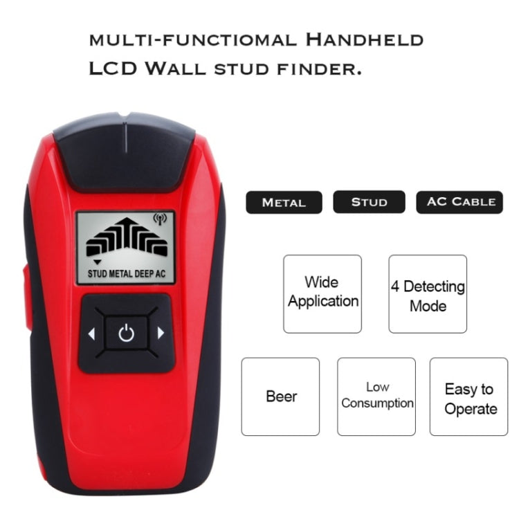 G120 Metal Wood Cable Wire Reinforced Tester Multifunctional Wall Metal Detection Instrument - Consumer Electronics by buy2fix | Online Shopping UK | buy2fix