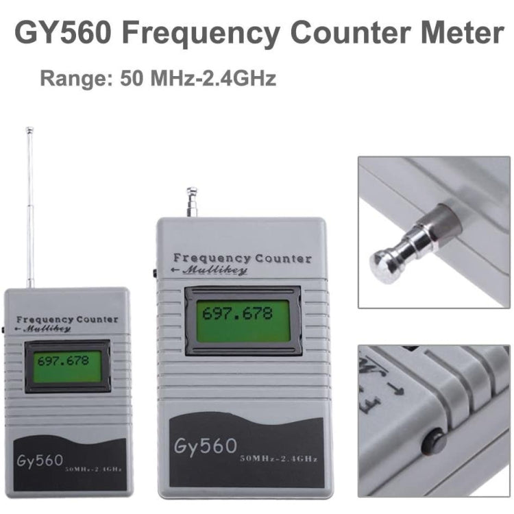 GY560  Portable Handheld Frequency Meter Walkie-talkie Frequency Measurement Tool - Consumer Electronics by buy2fix | Online Shopping UK | buy2fix