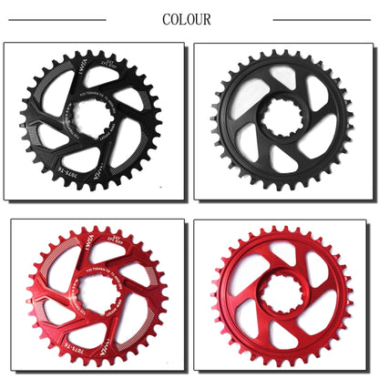 VXM Direct Loading Disc GXP Straight-fit One-piece Positive and Negative Teeth XX1 X0 X9 30T38T Single Disc Platter(Red) - Others by VXM | Online Shopping UK | buy2fix