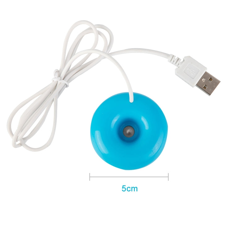 Donut Shape Mini USB Air Humidifier Aroma Diffuser Purifier(Pink) - Home & Garden by buy2fix | Online Shopping UK | buy2fix
