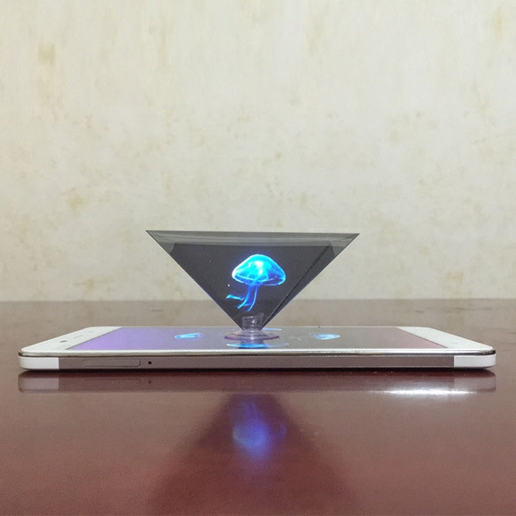 10 PCS 3D Pyramid Magic Projection Mobile Phone Simple Holographic Projection Film - Consumer Electronics by buy2fix | Online Shopping UK | buy2fix