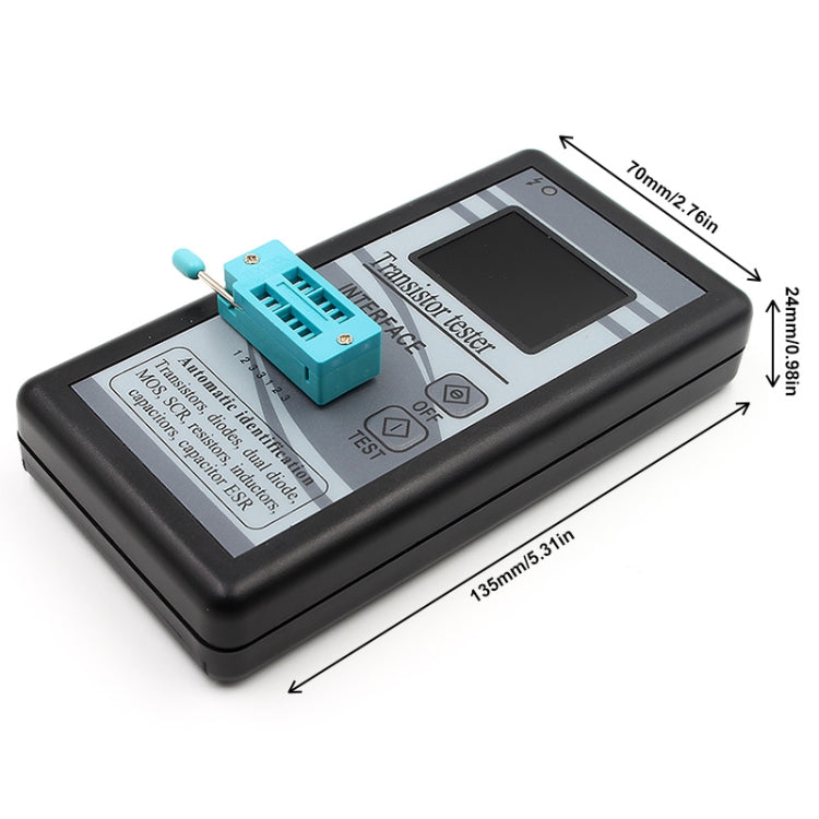 Color Screen Version Graphic Display M328 Transistor Tester Resistance Meter Inductance Meter Capacitance Meter ESR Meter - Consumer Electronics by buy2fix | Online Shopping UK | buy2fix