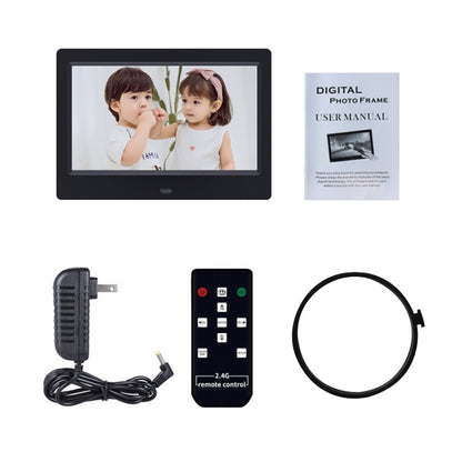 DPF-706-2.4G 7 inch Digital Photo Frame LED Wall Mounted Advertising Machine, Plug:EU Plug(Black) - Consumer Electronics by buy2fix | Online Shopping UK | buy2fix