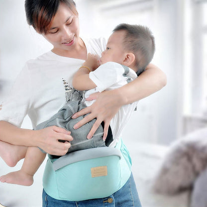 Waist belt Baby Carrier Waist Stool Walkers Baby Sling Hold Waist Belt Backpack(Blue) - Home & Garden by buy2fix | Online Shopping UK | buy2fix