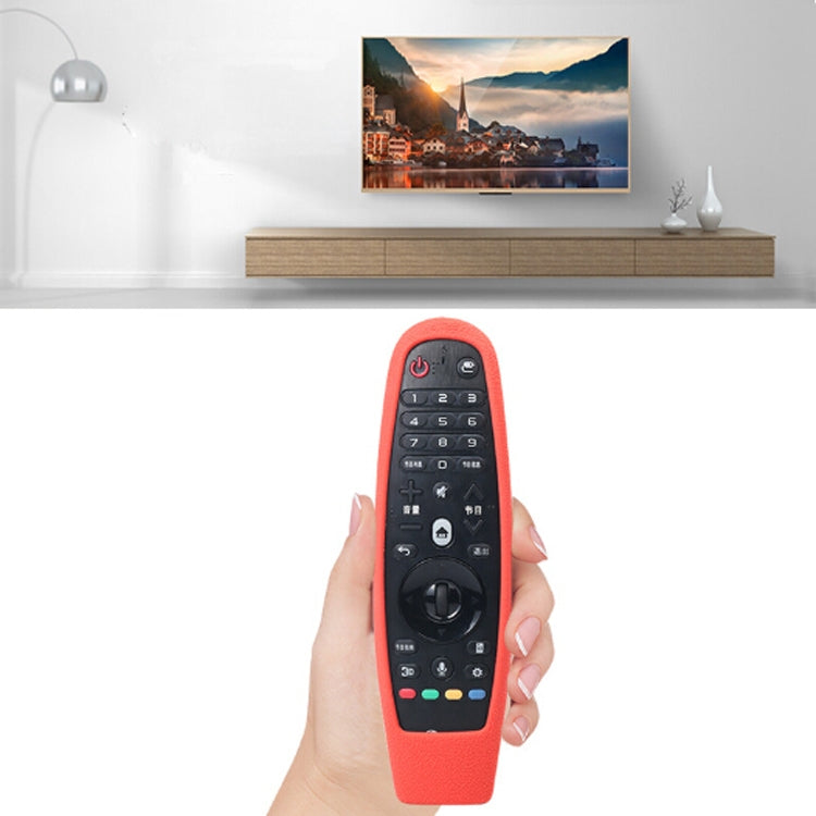 Suitable for LG Smart TV Remote Control Protective Case AN-MR600 AN-MR650a Dynamic Remote Control Silicone Case(Red) - Consumer Electronics by buy2fix | Online Shopping UK | buy2fix