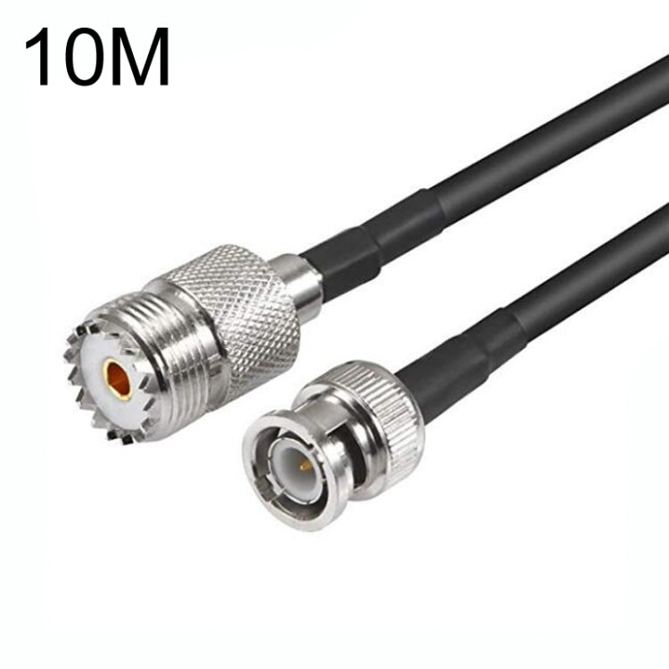 BNC Male To UHF Female RG58 Coaxial Adapter Cable, Cable Length:10m - Connectors by buy2fix | Online Shopping UK | buy2fix