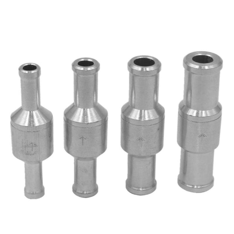 Car Aluminum Alloy Gasoline Fuel Check Valve, Size:M12(Silver) - In Car by buy2fix | Online Shopping UK | buy2fix