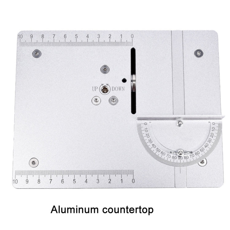 S3  96W Liftable Table Mini Table Saw Aluminum Cutting Machine,Spec: Silver High Match(EU Plug) - Electric Saws & Accessories by buy2fix | Online Shopping UK | buy2fix