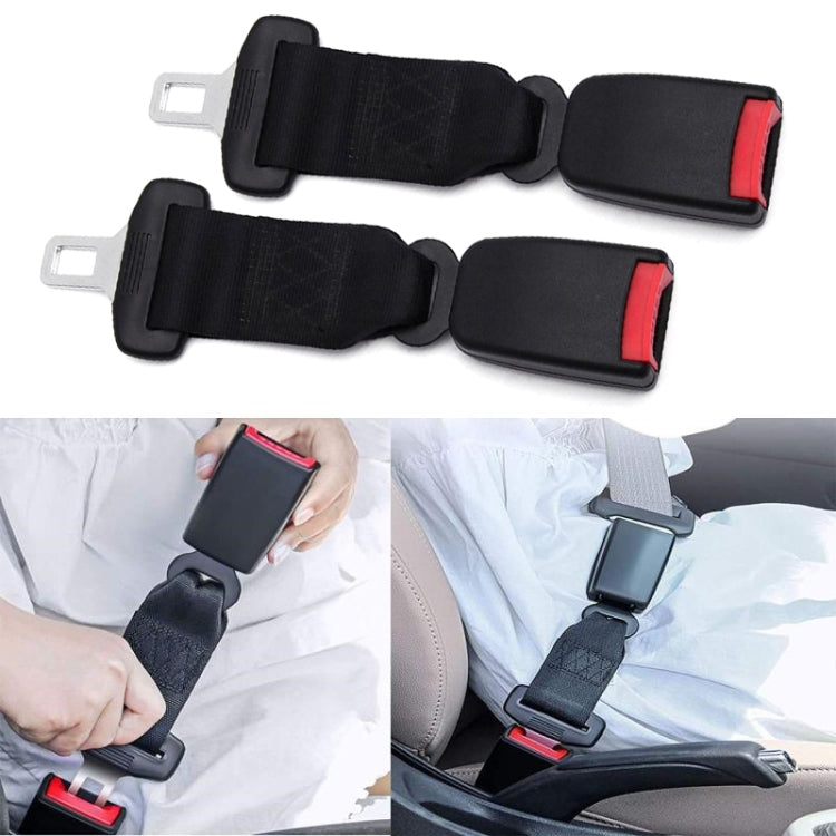 2 PCS Child And Pregnant Woman Car Seat Belt Extender, Length:26cm(Black) - In Car by buy2fix | Online Shopping UK | buy2fix