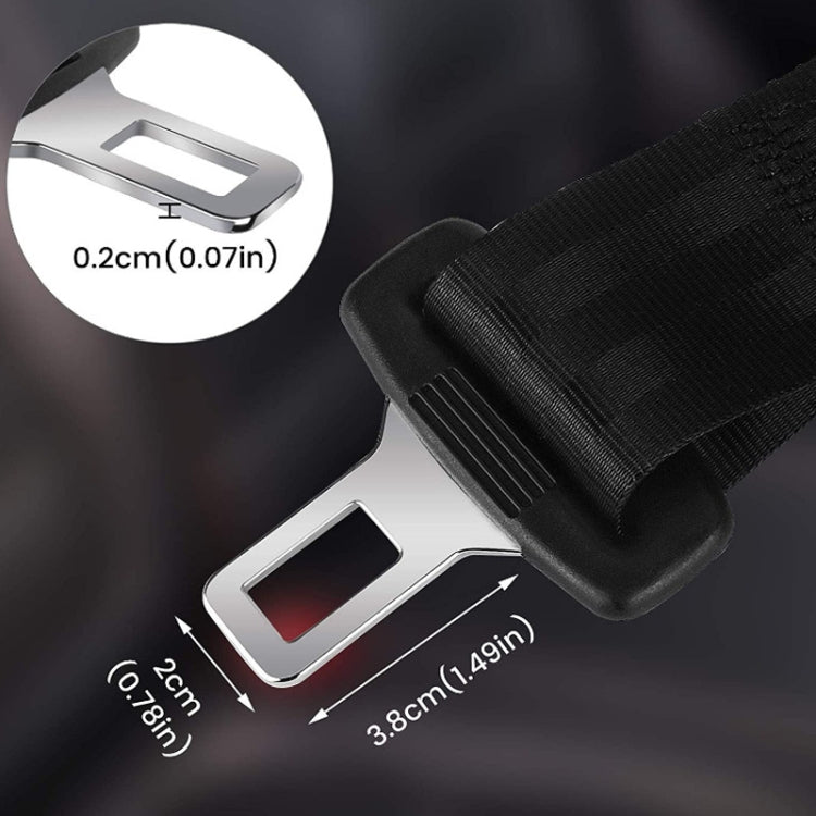 2 PCS Child And Pregnant Woman Car Seat Belt Extender, Length:29cm(Black) - Seat Belts & Padding by buy2fix | Online Shopping UK | buy2fix