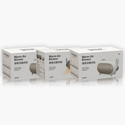 N301 Mini Heater Office Desk Silent Hot Air Heater Household Bedroom Heater EU Plug(Emerald) - Consumer Electronics by buy2fix | Online Shopping UK | buy2fix
