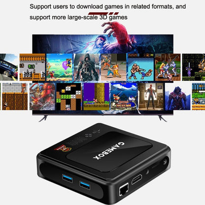GD10 256G Built-In 60000+ Games Dual System Set-Top Box 3D Home 4K HD  TV Game Console Box US Plug(White) - Pocket Console by buy2fix | Online Shopping UK | buy2fix