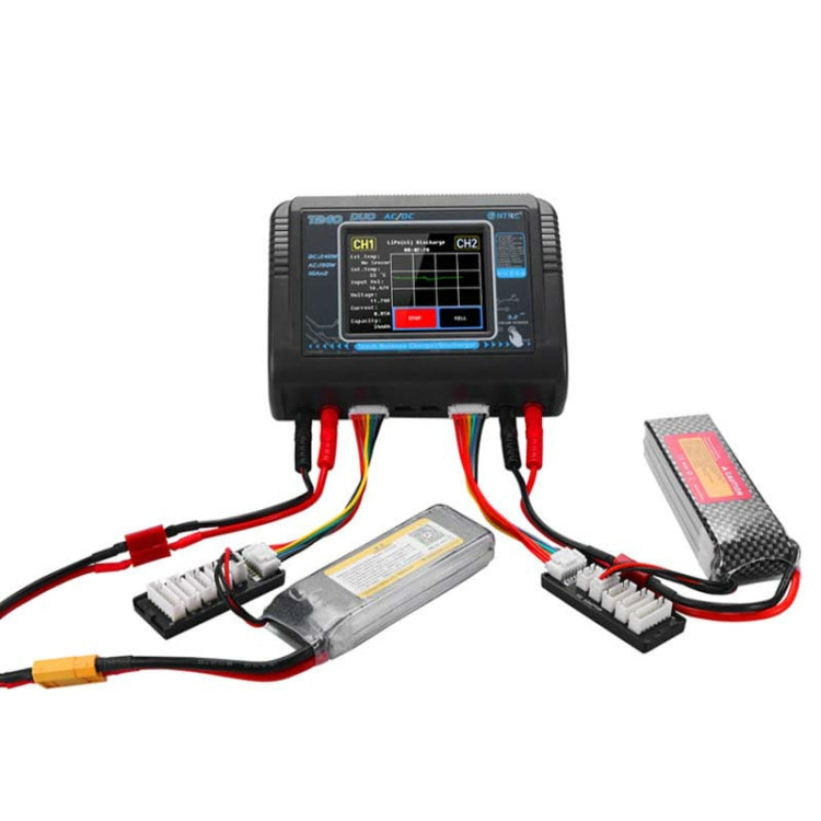 HTRC T240 Touch Balance Model Airplane Lithium Battery Charger Remote Control Car Toy B6 Charger, EU Plug - Charger by HTRC | Online Shopping UK | buy2fix