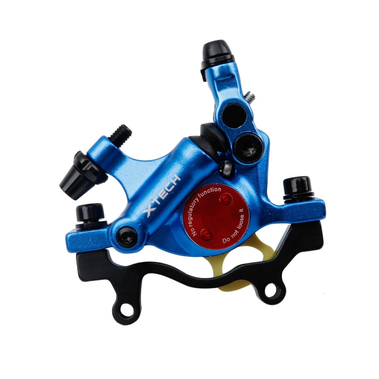 ZOOM HB100 Mountain Bike Hydraulic Brake Caliper Folding Bike Cable Pull Hydraulic Disc Brake Caliper, Style:Rear(Blue) - Outdoor & Sports by Zoom | Online Shopping UK | buy2fix