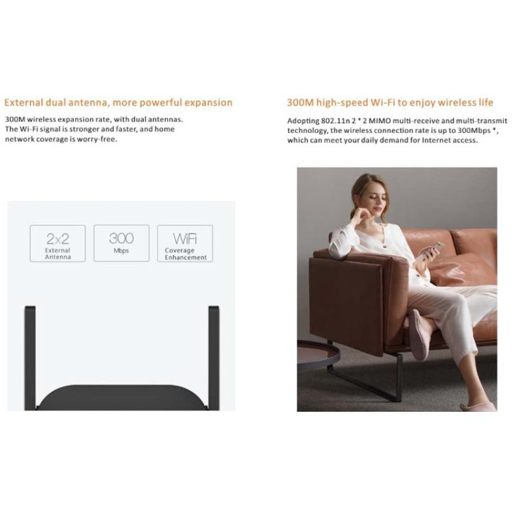 PIX-LINK WR22 300Mbps Wifi Wireless Signal Amplification Enhancement Extender, Plug Type:AU Plug(White) - Wireless Routers by PIX-LINK | Online Shopping UK | buy2fix