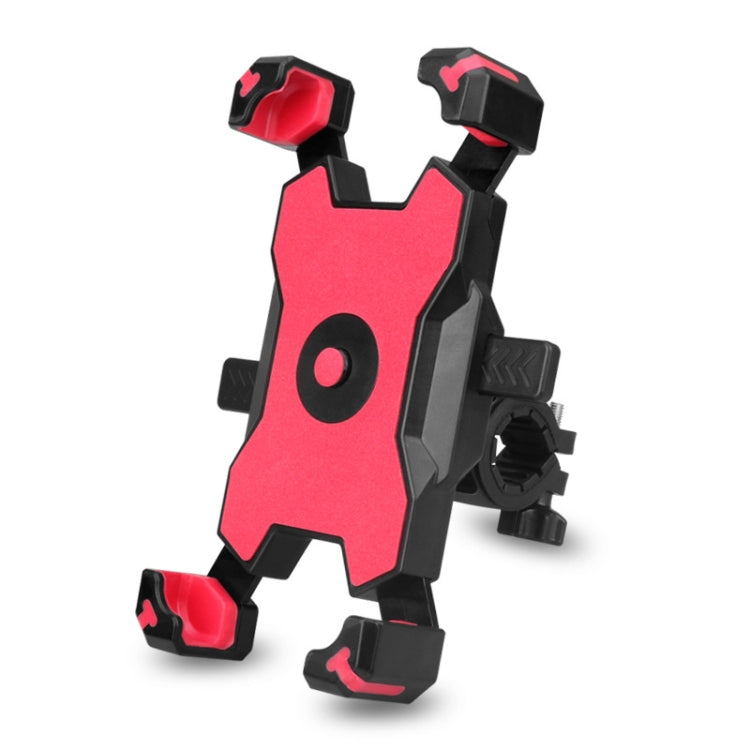 Electric Bicycle Mobile Phone Holder Can Be Rotated 360-degree Mobile Phone Holder Four-way Adjustment Bracket for Motorcycle, Style:Handlebars(Red) - Holders by buy2fix | Online Shopping UK | buy2fix