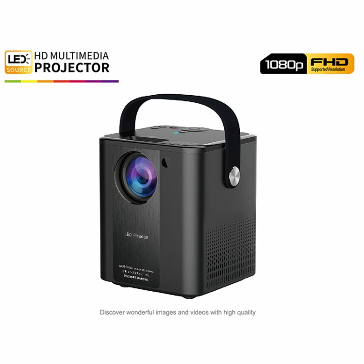 C500 Portable Mini LED Home HD Projector, Style:Same Screen Version(Black) - Consumer Electronics by buy2fix | Online Shopping UK | buy2fix