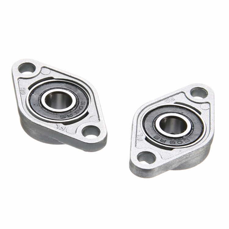 2 PCS  Diamond KFL-08 000 001 Bearing Housing Zinc Alloy Miniature Housing Bearing 3D Printer Accessories Universal, Size:KFL001 (inner diameter 12) - Consumer Electronics by buy2fix | Online Shopping UK | buy2fix