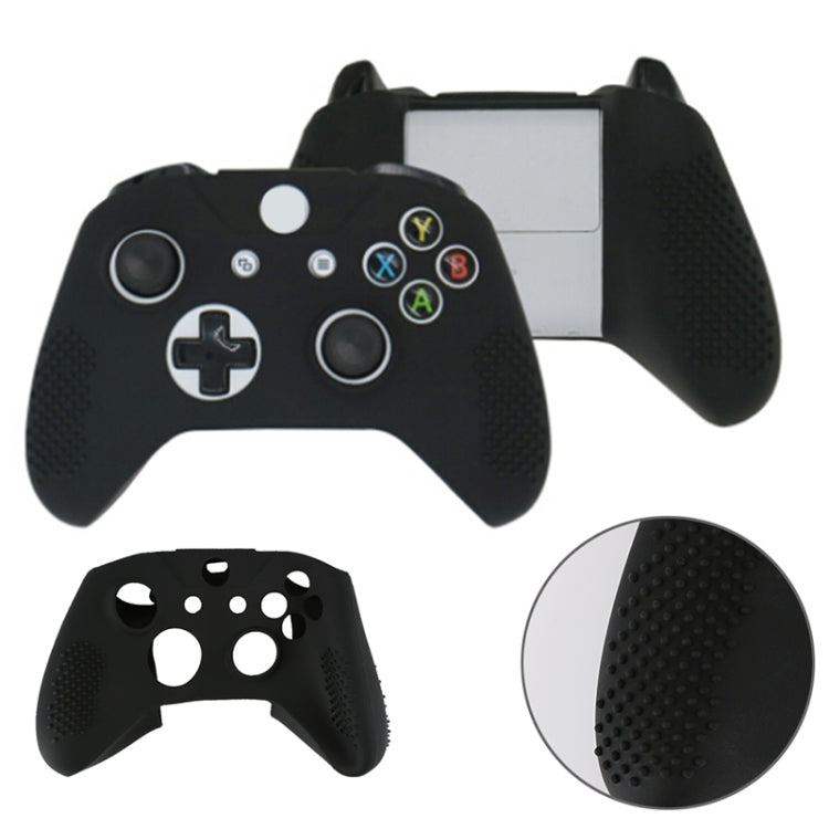Soft Silicone Rubber Gamepad Protective Case Cover Joystick Accessories for Microsoft Xbox One S Controller(Black) - Cases by buy2fix | Online Shopping UK | buy2fix