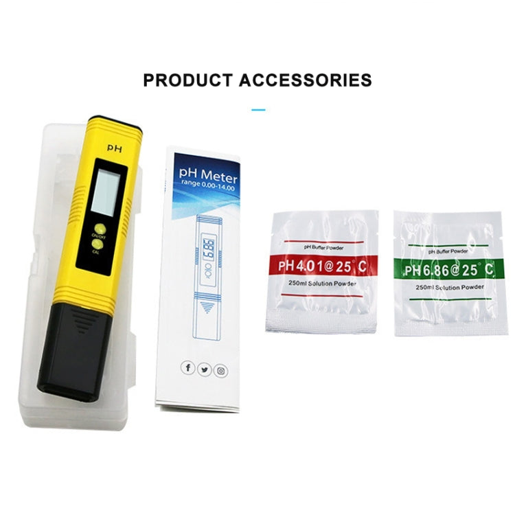 Portable High-precision PH Test Pen PH Acidity Meter PH Water Quality Detection Instrument(Blue) - PH & Moisture Meter by buy2fix | Online Shopping UK | buy2fix