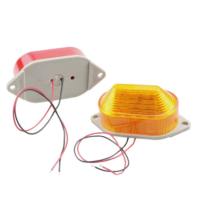 DC24V Led Mini Strobe Signal Warning Light Silent Warning Light(Orange) - Warning Lights by buy2fix | Online Shopping UK | buy2fix