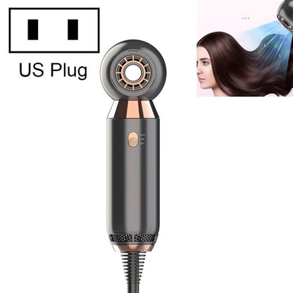 Mdjc-806 Travel Leafless Mini Hair Dryer Hotel Wall-Mounted Hair Dryer(US Plug) - Home & Garden by buy2fix | Online Shopping UK | buy2fix