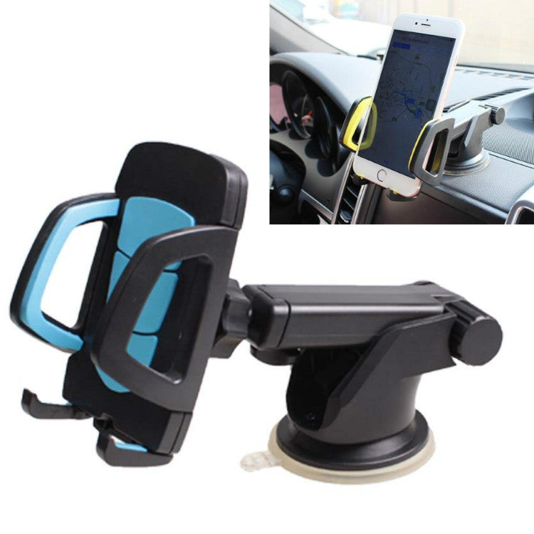 Car Phone Holder Car Air Outlet Mobile Phone Holder Suction Cup Navigation Instrument Panel General, Style:2 in 1(Blue) - Car Holders by buy2fix | Online Shopping UK | buy2fix