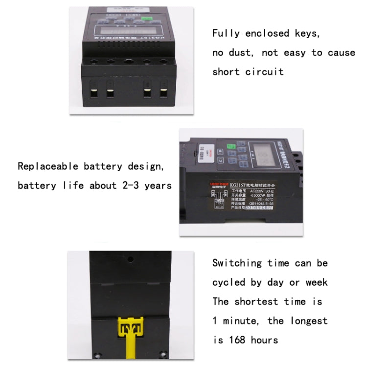 KG316T Microcomputer Automatic Timing Switch High-Power Time Controller 220V 30A Transformer - Consumer Electronics by buy2fix | Online Shopping UK | buy2fix