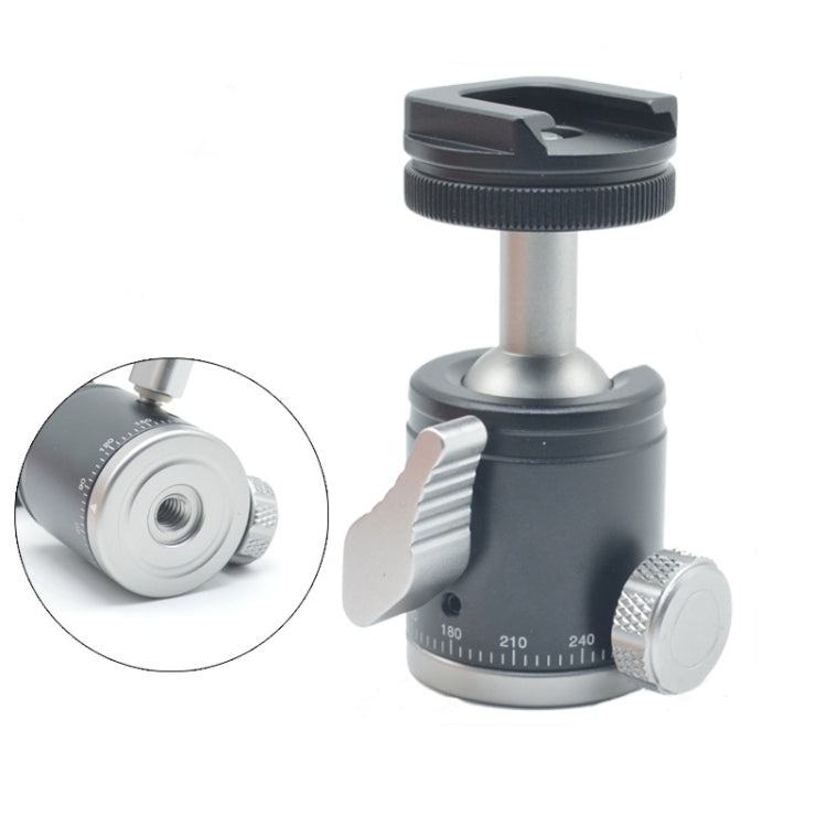 BH-902 Mini Desktop Aluminum Alloy Tripod Mini Ball Head 360 Degree Pan 90 Degree Tilt Tripod - Camera Accessories by buy2fix | Online Shopping UK | buy2fix