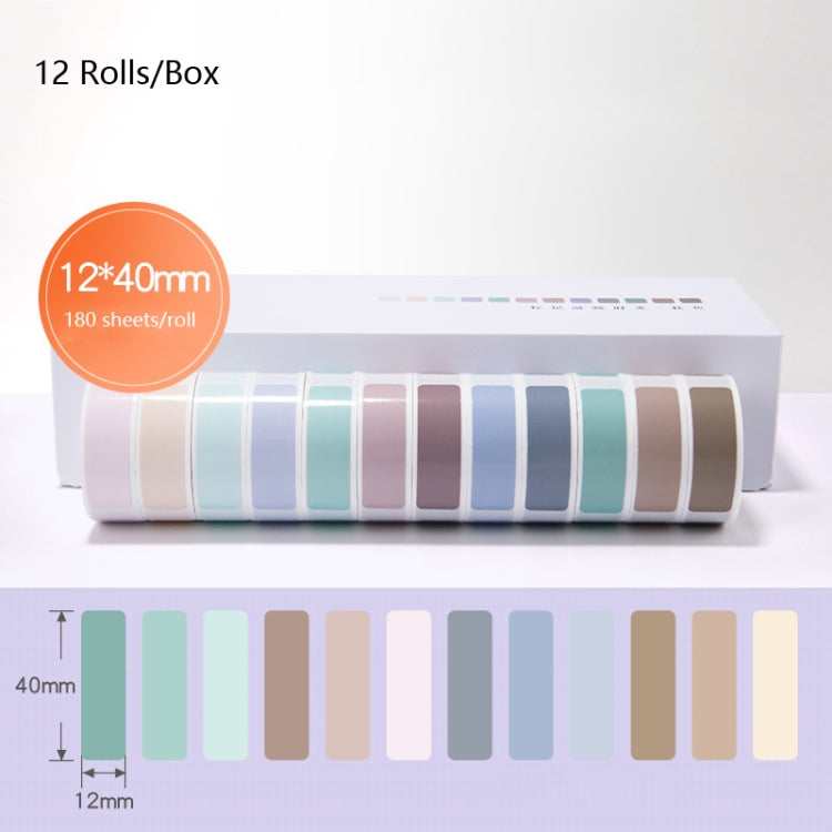 NIIMBOT Hand Account Sticker Fresh Morandi Color Label Paper Gift Box For NIIMBOT D11(Autumn) - Consumer Electronics by NIIMBOT | Online Shopping UK | buy2fix