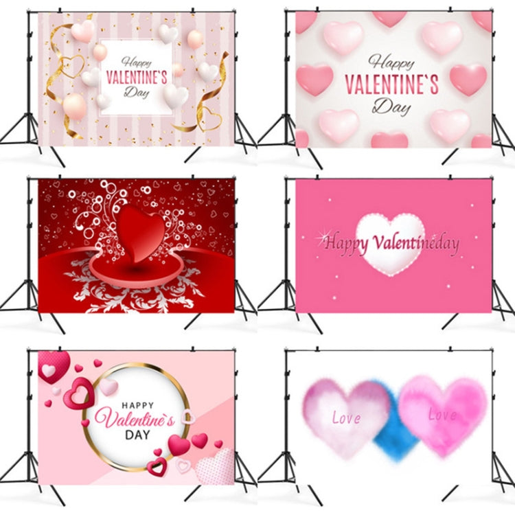 2.1m x 1.5m Valentines Day Photo Party Layout Props Photography Background Cloth(010) - Camera Accessories by buy2fix | Online Shopping UK | buy2fix