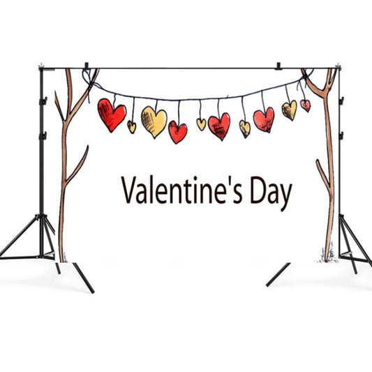 2.1m x 1.5m Valentines Day Photo Party Layout Props Photography Background Cloth(015) - Camera Accessories by buy2fix | Online Shopping UK | buy2fix