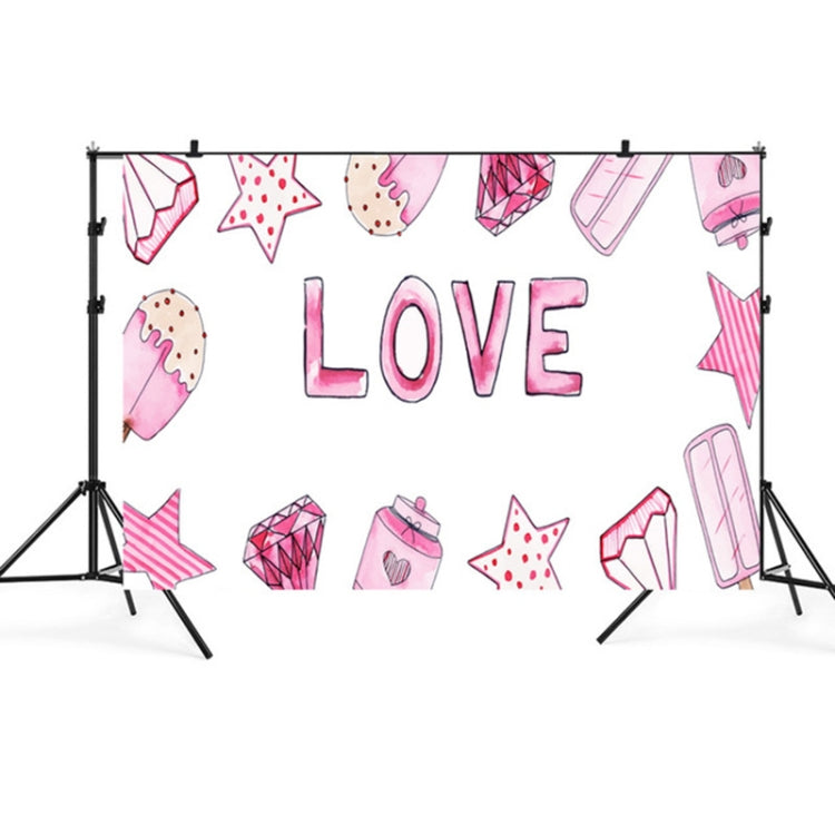 2.1m x 1.5m Valentines Day Photo Party Layout Props Photography Background Cloth(017) - Camera Accessories by buy2fix | Online Shopping UK | buy2fix