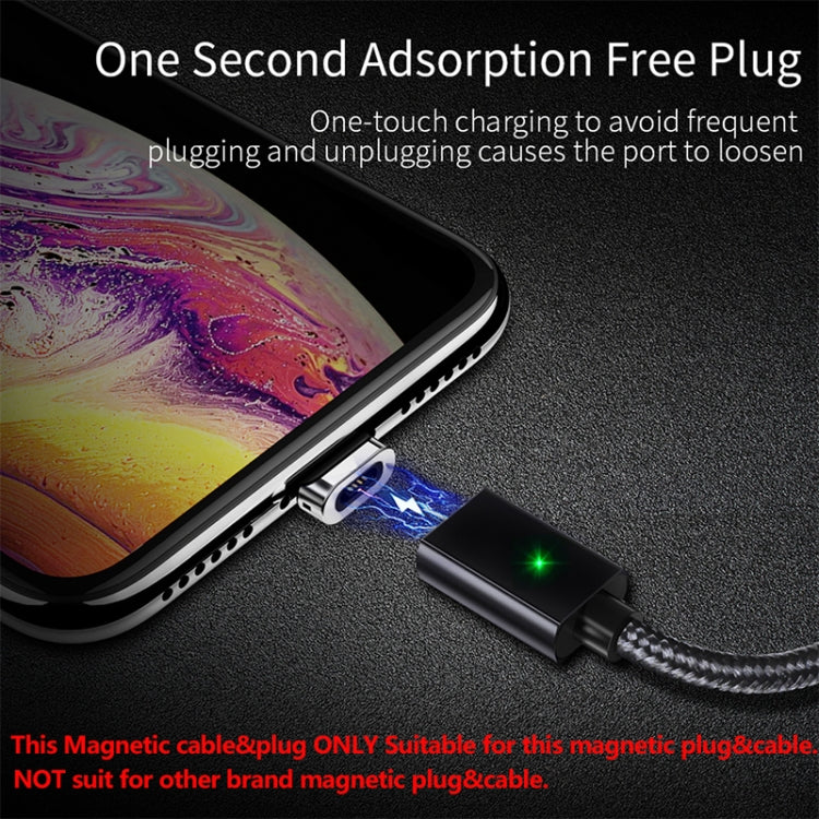 2 PCS ESSAGER Smartphone Fast Charging and Data Transmission Magnetic Cable with Micro USB Magnetic Head, Cable Length: 2m(Silver) - Mobile Accessories by buy2fix | Online Shopping UK | buy2fix