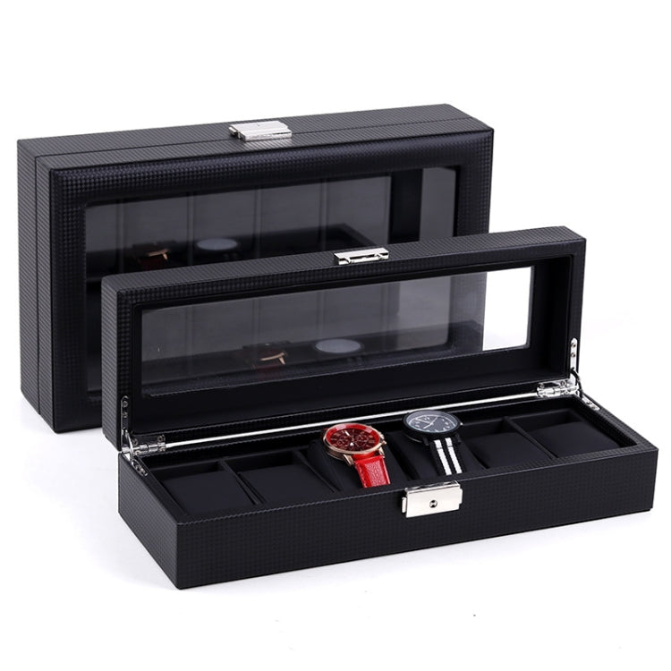 Woven Pattern PU Leather Watch Box Jewelry Storage Display Box, Colour: 12 Bits - Watch Storages by buy2fix | Online Shopping UK | buy2fix