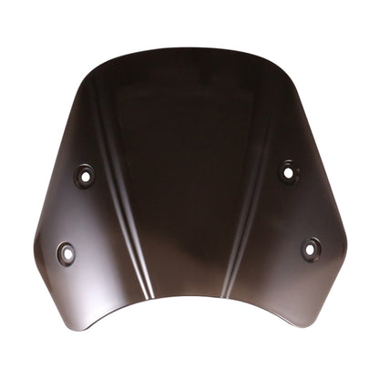 5-7 Inch Retro Motorcycle Windshield Universal Modified Windshield(Smoky) - Others by buy2fix | Online Shopping UK | buy2fix