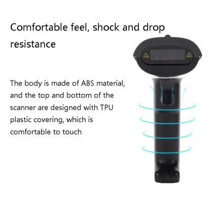 Deli 14951W Barcode Scanner One-Dimensional Code Scanner - Barcode Scanner by Deli | Online Shopping UK | buy2fix