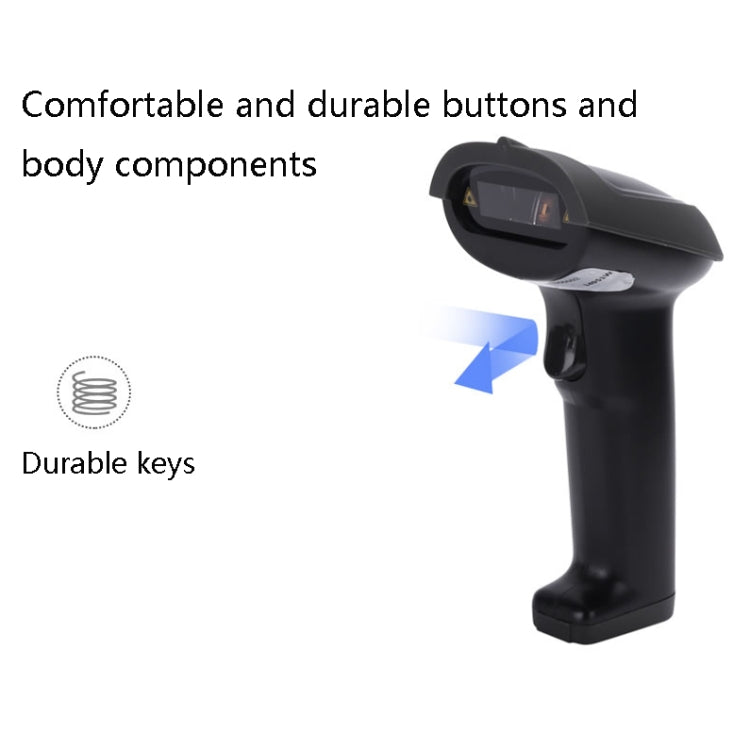 Deli 14951W Barcode Scanner One-Dimensional Code Scanner - Barcode Scanner by Deli | Online Shopping UK | buy2fix