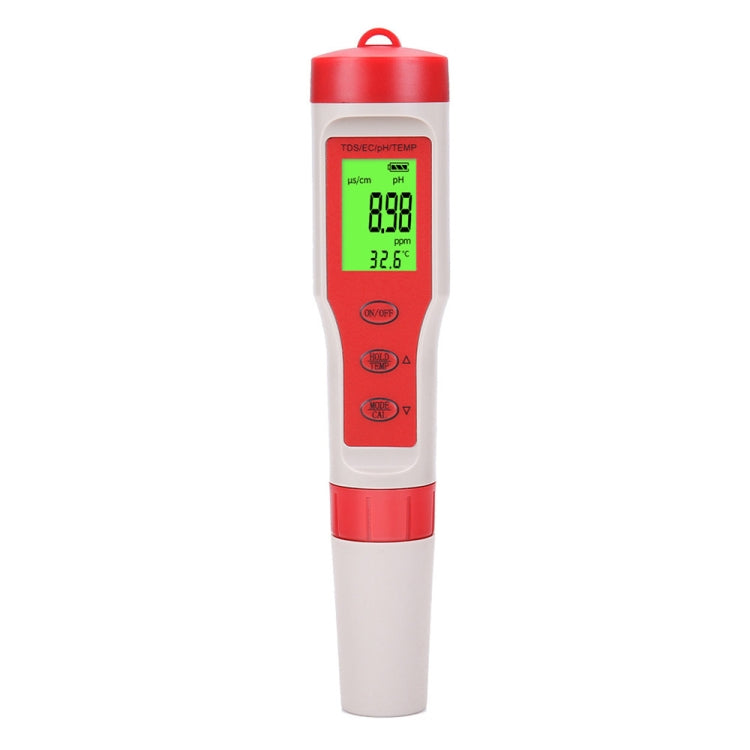 4-in-1 Portable PH/TDS/EC/TEMP Test Pen Multi-Function Water Quality Tester - Consumer Electronics by buy2fix | Online Shopping UK | buy2fix