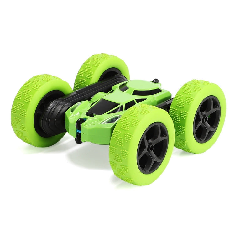 1:24 Double-Sided Stunt Car Rotating Tumbling And Twisting Stunt Car RC Climbing Children Remote Control Car(Grass Green) - RC Cars by buy2fix | Online Shopping UK | buy2fix