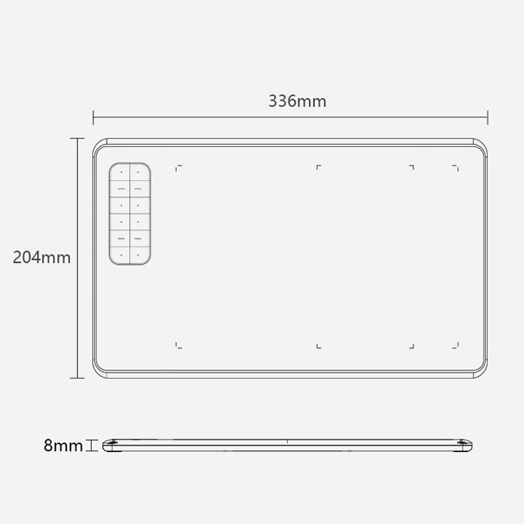 10Moons  G12 Digital Board Can Be Connected To Mobile Phone Hand Drawn Board Computer Painting Board Network Class Input Panel -  by 10Moons | Online Shopping UK | buy2fix