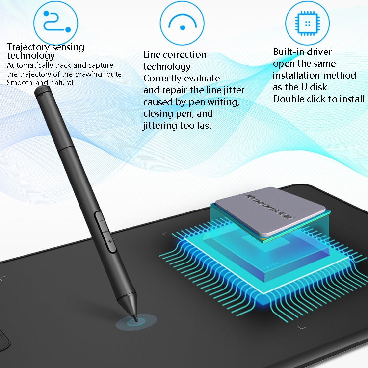 10Moons  G12 Digital Board Can Be Connected To Mobile Phone Hand Drawn Board Computer Painting Board Network Class Input Panel -  by 10Moons | Online Shopping UK | buy2fix