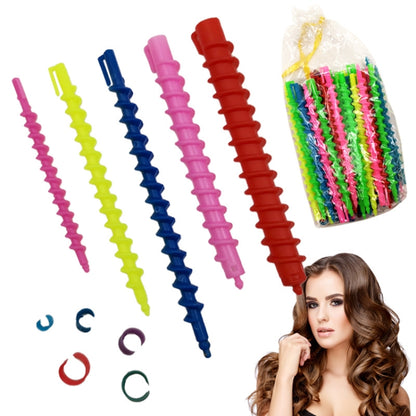 3 Sets Hairdressing Curly Hair Perm Cold Perm Screw Bar Hair Salon Supplies Color Random Delivery, Specification: Hollow Core - Hair Trimmer by buy2fix | Online Shopping UK | buy2fix