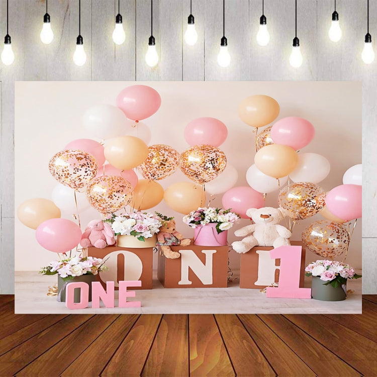 2.1m x 1.5m One Year Old Birthday Photography Background Cloth Birthday Party Decoration Photo Background(574) - Camera Accessories by buy2fix | Online Shopping UK | buy2fix