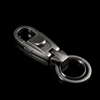 JOBON ZB-071 Men Waist Hang Keychain Simple Car Key Chain Pendant Keychain(Black) - Key Rings by JOBON | Online Shopping UK | buy2fix