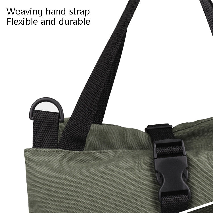 Car Canvas Tool Hanging Bag Electrician Package Car Tool Bag(Khaki) - Storage Bags & Boxes by buy2fix | Online Shopping UK | buy2fix