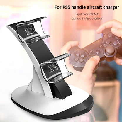 IPLAY HBP-314 Wireless Bluetooth Handle Two-Seater Charger For PS5(White) - Toys & Hobbies by IPLAY | Online Shopping UK | buy2fix